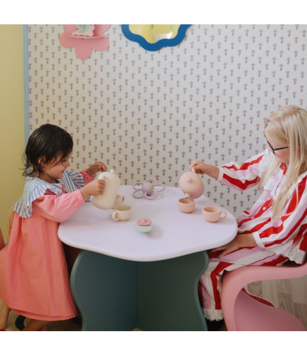 Mushie Mushie - Siliconen Thee Servies Blush (4-delig)