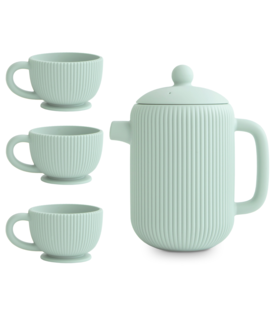 Siliconen Thee Servies Blue (4-delig)