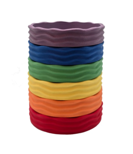 Waves Bakjes Regenboog (6-delig)
