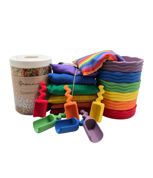 Grennn x Little Botanic label Grennn x Little Botanic label - Waves Regenboog Speelset