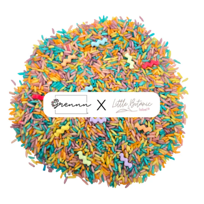 Grennn x Little Botanic label - Waves Pastel Speelset