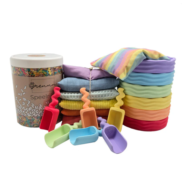 Grennn x Little Botanic label - Waves Pastel Speelset