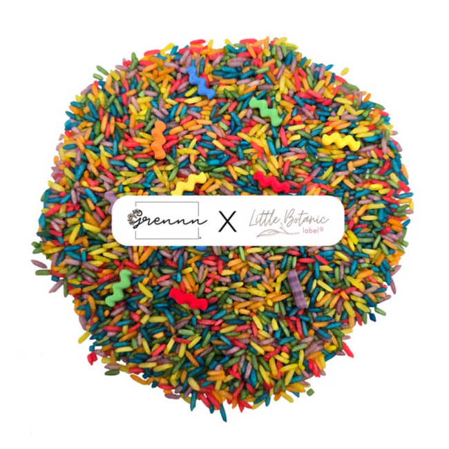 Grennn x Little Botanic label - Waves Regenboog Speelset