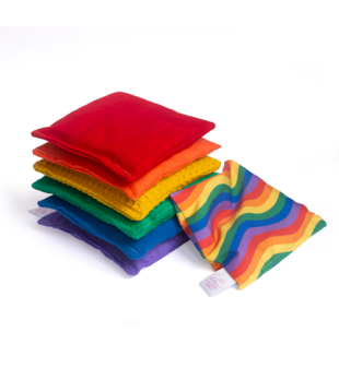 Sensorische Pittenzakjes - Regenboog (6-delig) + Waves