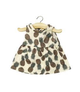Poppenjurk met Ananas print (zonder mouwen)