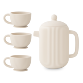 Mushie - Siliconen Thee Servies Sand (4-delig)