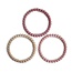Mushie Pearl Bracelet Bijtring - Linen, Peony & Pale Pink (set van 3)