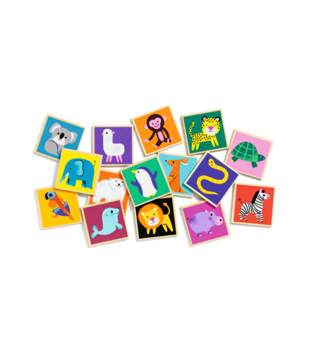 Djeco Djeco - Houten Memo Wilde Dieren | 2+