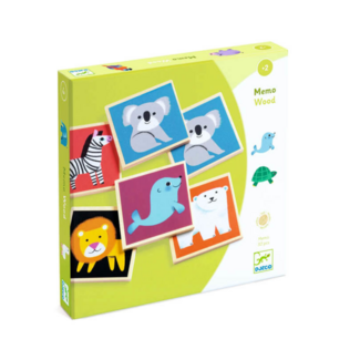Djeco Houten Memo Wilde Dieren | 2+