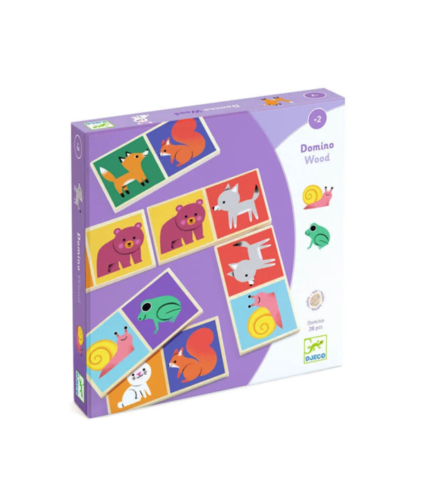 Djeco Djeco - Houten Domino Bosdieren | 2+