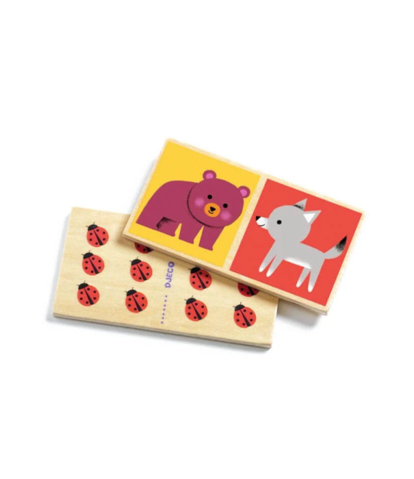 Djeco Djeco - Houten Domino Bosdieren | 2+