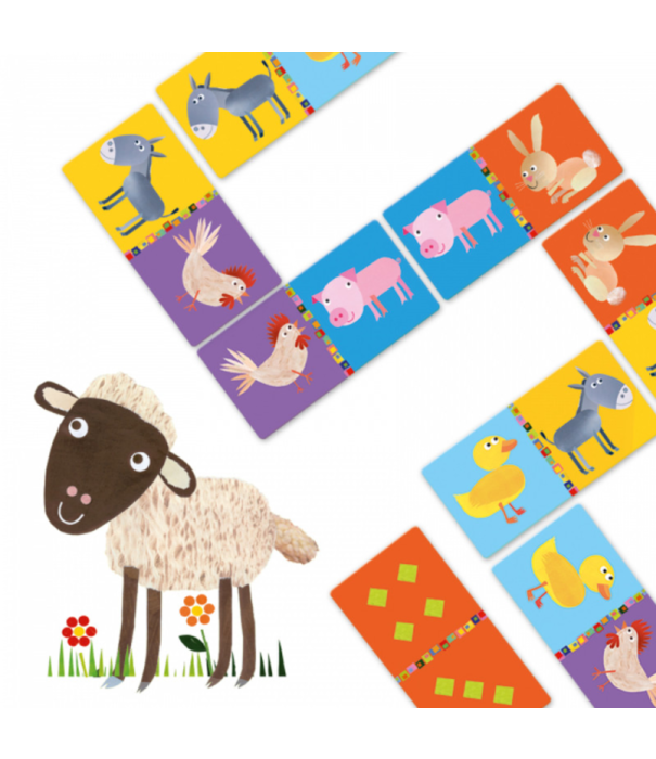 Djeco Djeco - Domino Boerderijdieren | 3+