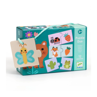 Djeco Duo Puzzel Eerste Kleuren | 2+