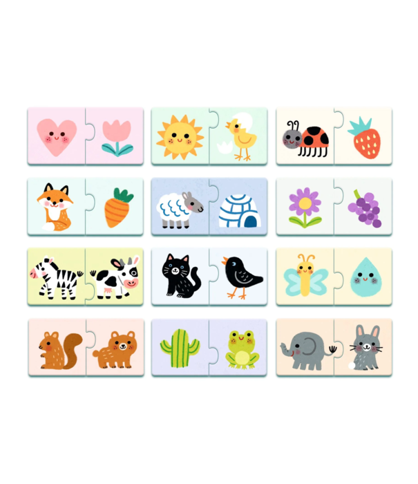 Djeco Djeco - Duo Puzzel Eerste Kleuren | 2+
