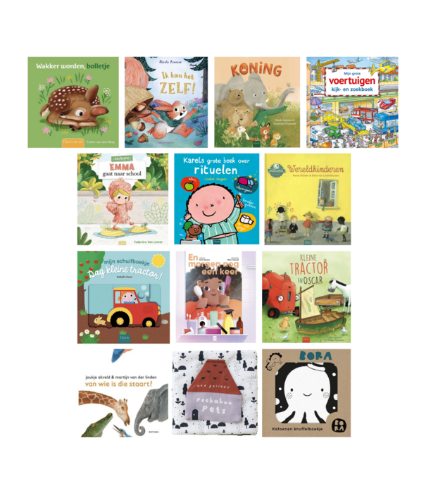 JUTTER & Co. JUTTER & Co. | Ready to Play - Speelpakket Boekenpakket 1  0-4 jaar