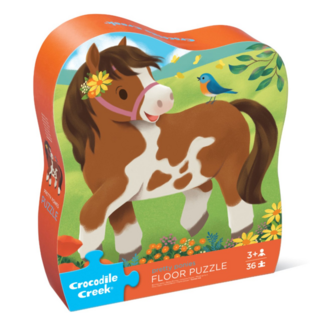Crocodile Creek Vloerpuzzel - Pretty Ponies  (36-delig) | 3+