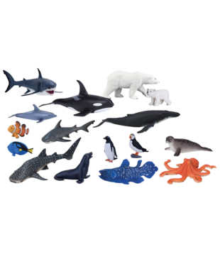 Set Zeedieren (16-delig)