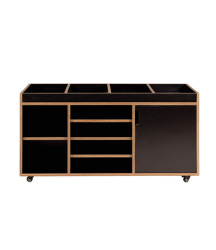 Loose Parts Kast - Zwart - BSO (H 60 cm)