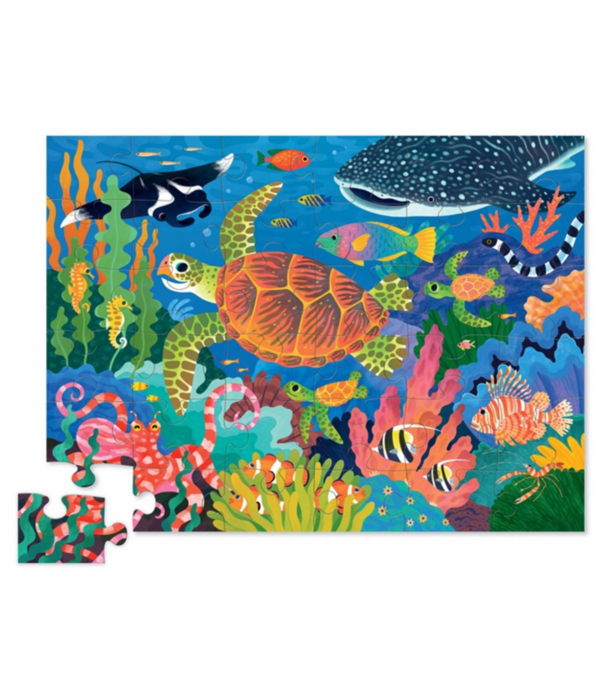 Crocodile Creek Crocodile Creek - Vloerpuzzel - Sea Turtle (36-delig) | 3+