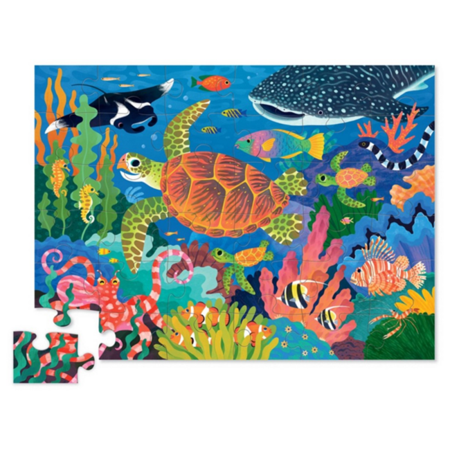 Crocodile Creek - Vloerpuzzel - Sea Turtle (36-delig) | 3+