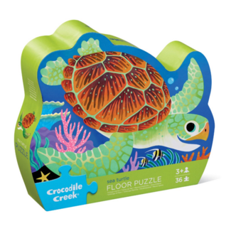 Crocodile Creek Vloerpuzzel - Sea Turtle (36-delig) | 3+