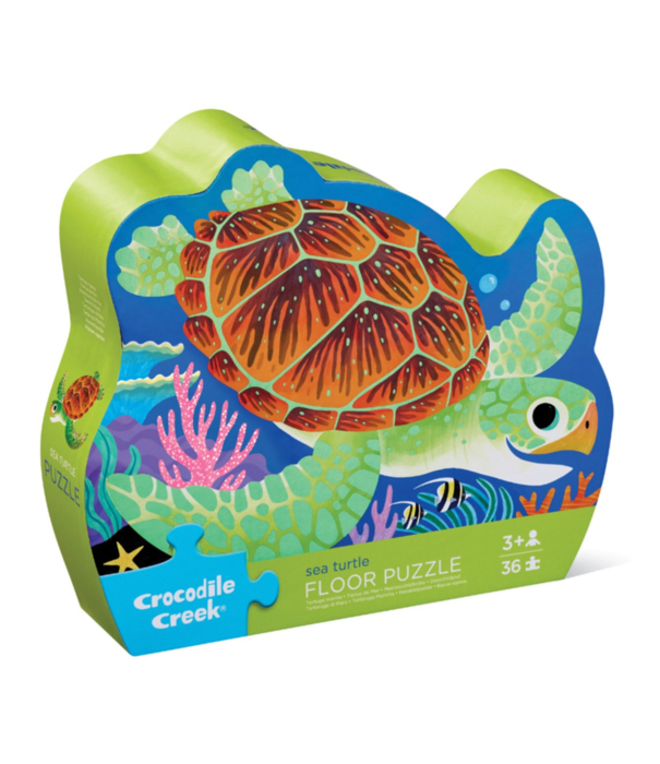 Crocodile Creek Crocodile Creek - Vloerpuzzel - Sea Turtle (36-delig) | 3+