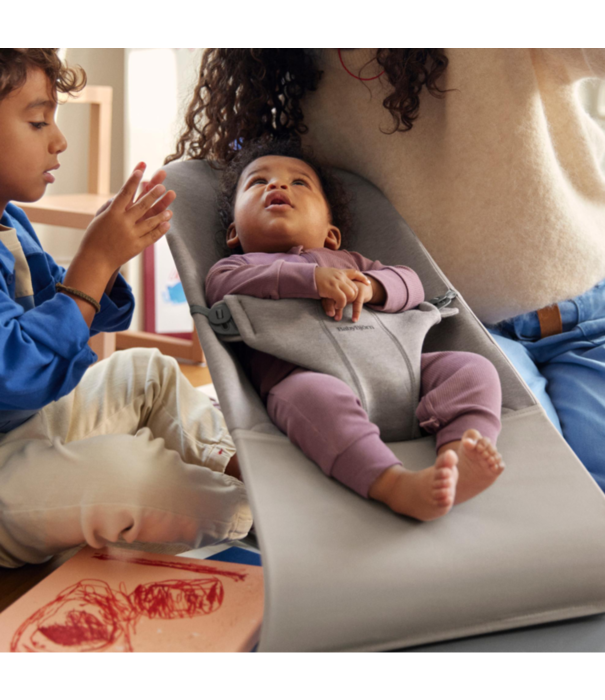 BabyBjörn BabyBjörn - Wipstoel Bliss - 3D Jersey Zandgrijs