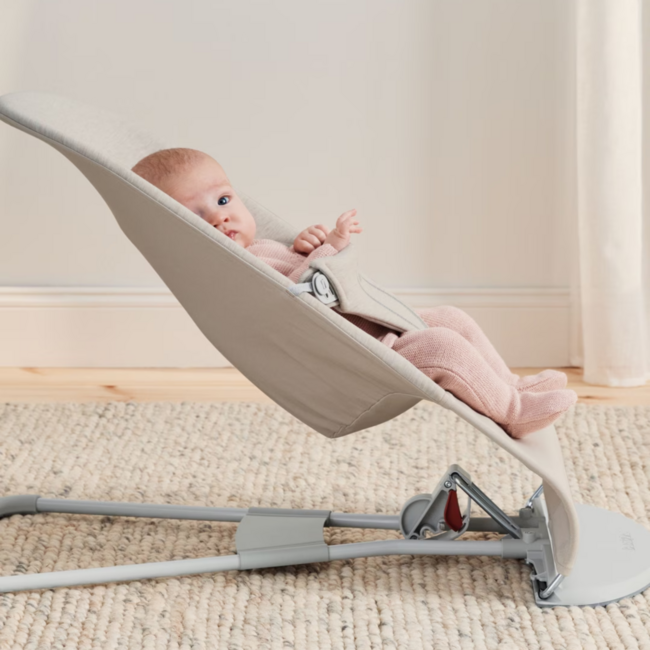 BabyBjörn - Wipstoel Bliss - 3D Jersey Lichtbeige
