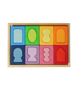 Puzzel Gekleurde Vormen (32-delig)