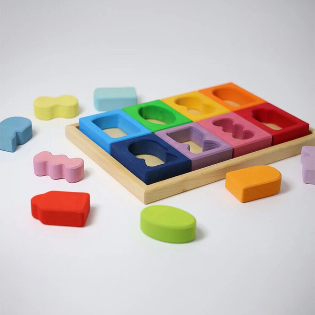 Grimm's -  Puzzel Gekleurde Vormen (16-delig)