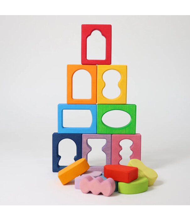 Grimm's  Grimm's -  Puzzel Gekleurde Vormen (16-delig)