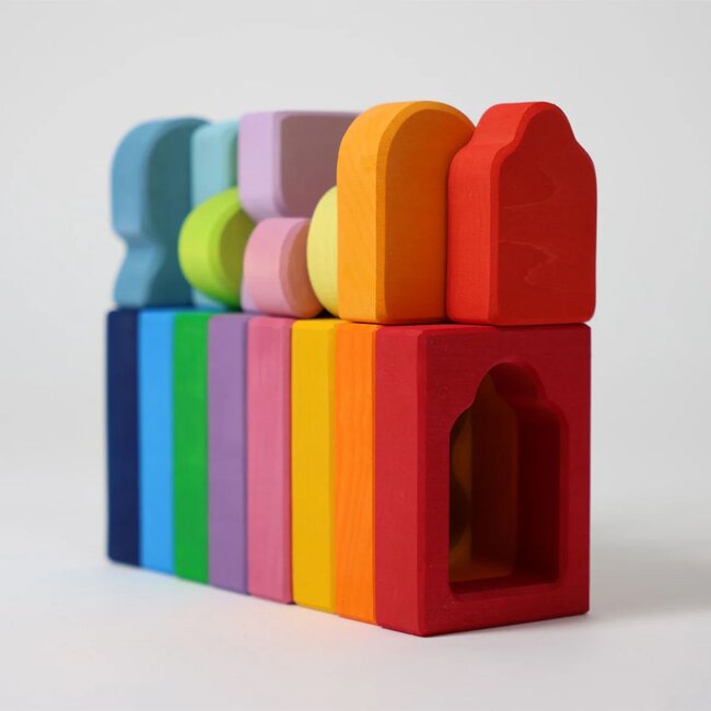 Grimm's -  Puzzel Gekleurde Vormen (16-delig)
