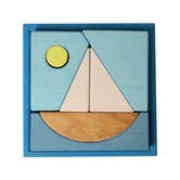 Grimm's - Puzzel Zeilboot (7-delig)