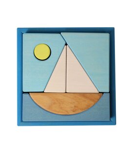 Puzzel Zeilboot (7-delig)