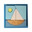 Grimm's  Puzzel Zeilboot (7-delig)