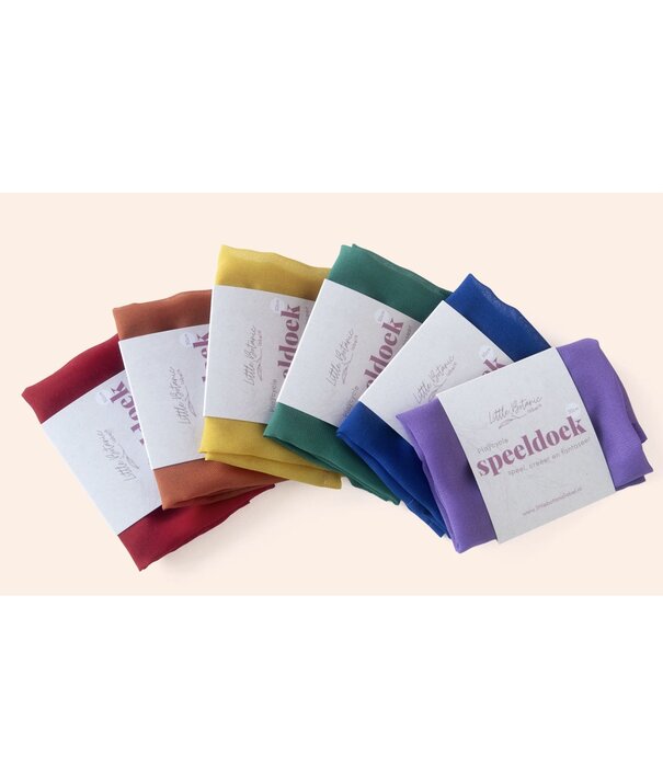 Little Botanic Label Little Botanic Label - Playcycle Speeldoek Set Regenboog 6-delig (30 cm)