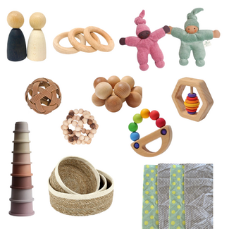 JUTTER & Co. Ready to Play  Speelpakket - Pikler Baby Mandje