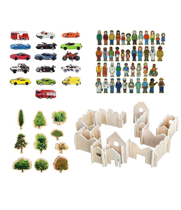 JUTTER & Co. JUTTER & Co. || Ready to Play Speelpakket - Small World Play