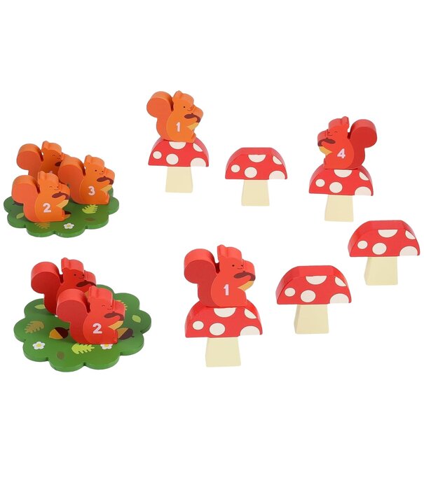 Petit Collage Petit Collage - Eekhoorn Tel Spel | 4+