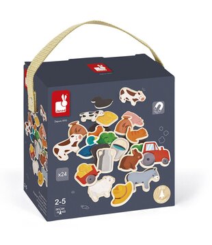 Magneetset de Boerderij (24-delig)