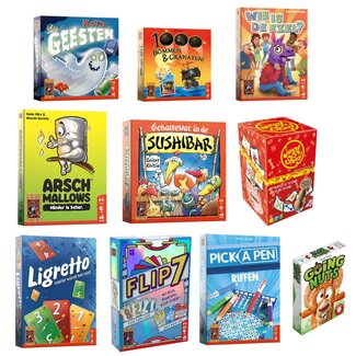 JUTTER & Co. Ready to Play Speelpakket  - Spelletjes Pakket 7+