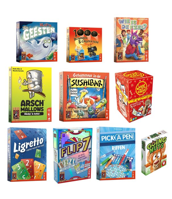 JUTTER & Co. Ready to Play Speelpakket - Spelletjes Pakket 7+