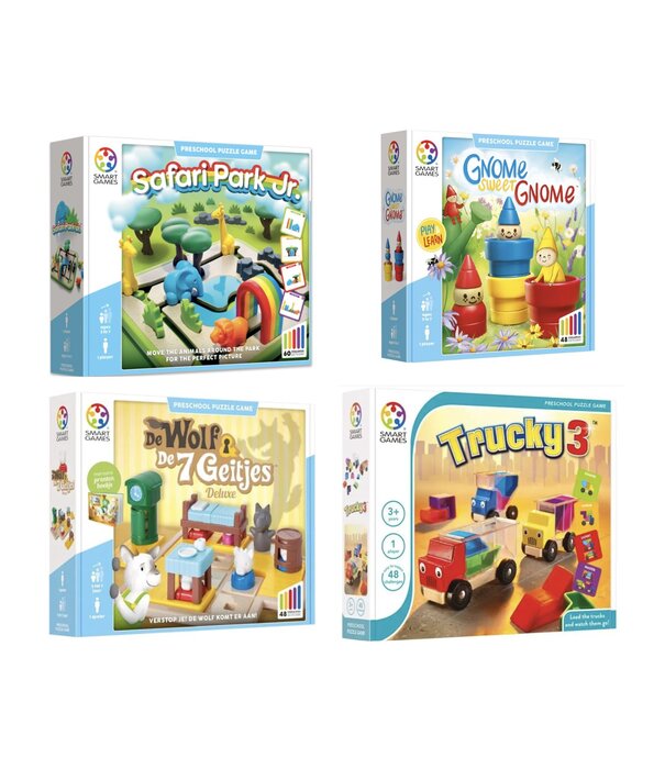 JUTTER & Co. Ready to Play Speelpakket - Smart Games Pakket Peuters & Kleuters