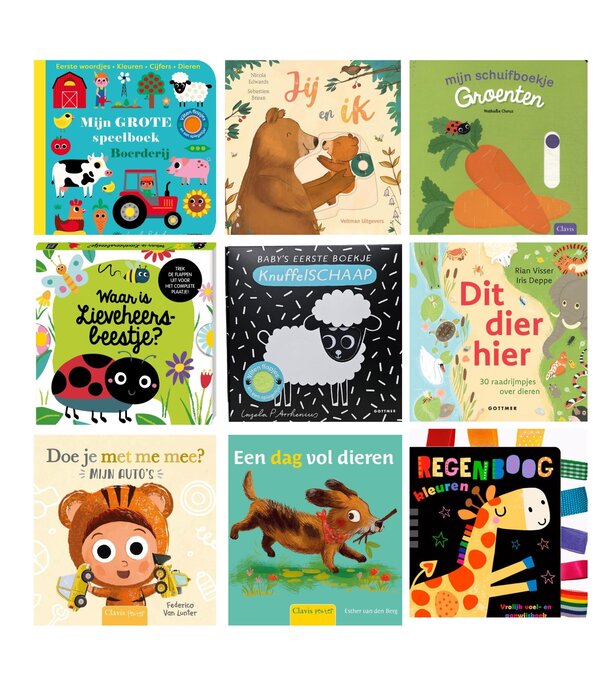 JUTTER & Co. Ready to Play Speelpakket - Boekenpakket Baby- & Dreumes