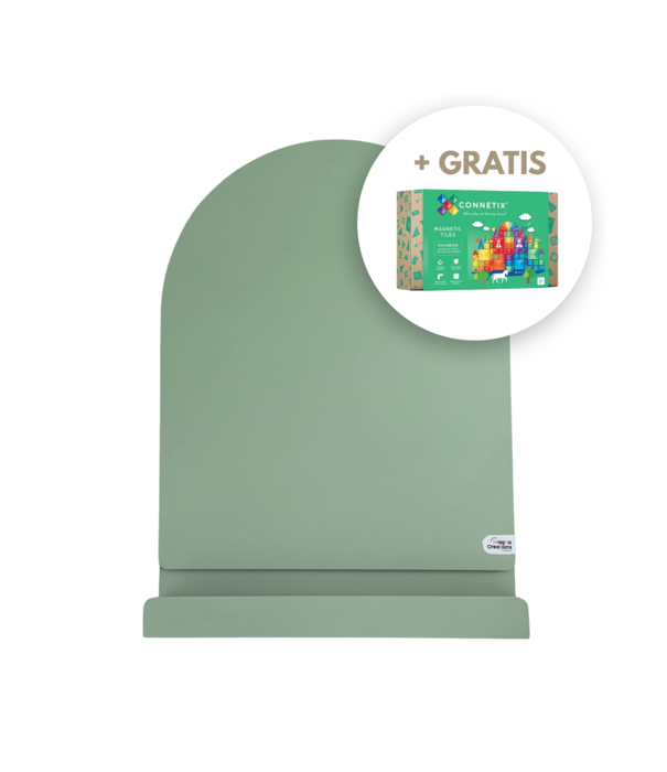 Magna Creations Wij Zijn Jong ACTIE! Magneetboogset - Groen & Regenboog Connetix (102-delig)