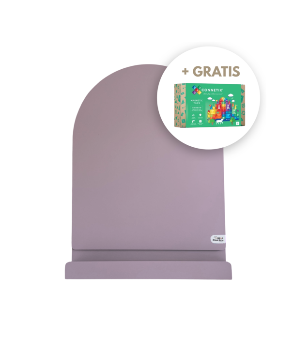 Magna Creations Wij Zijn Jong ACTIE! Magneetboogset - Paars & Regenboog Connetix (102-delig)