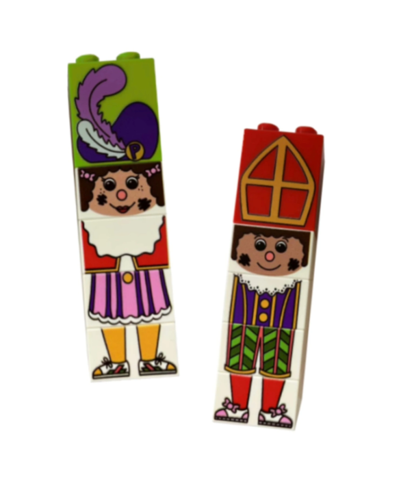 Sintbricks Sintbricks - Grote Bouwstenen Set Sint & Piet