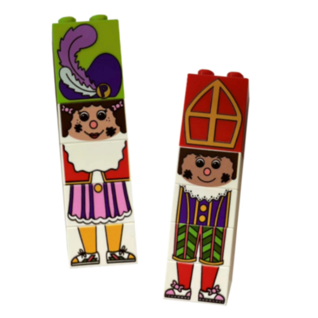 Sintbricks - Grote Bouwstenen Set Sint & Piet