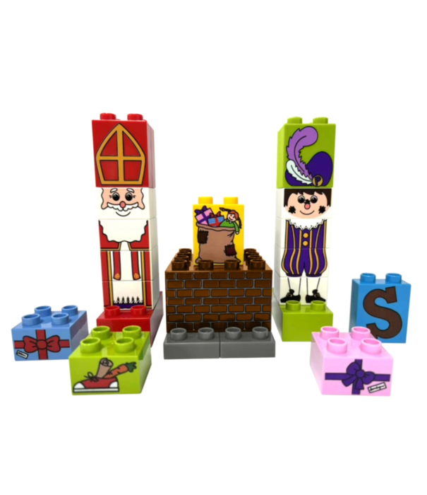 Sintbricks Sintbricks - Grote Bouwstenen Set Sint & Piet
