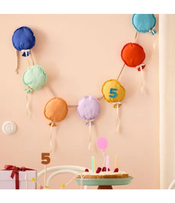 Kid's Concept Kid's Concept - Verjaardagsslinger Ballonnen (12-delig)